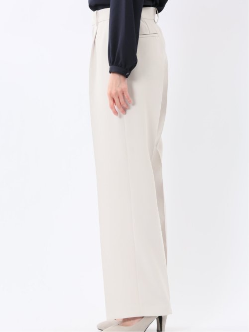 トリアセライク ワイドパンツ ライトグレー(セットアップ可能)