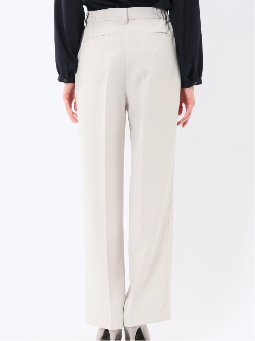 トリアセライク ワイドパンツ ライトグレー(セットアップ可能)