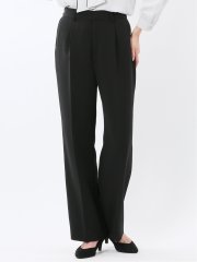 トリアセライク ワイドパンツ 黒(セットアップ可能)