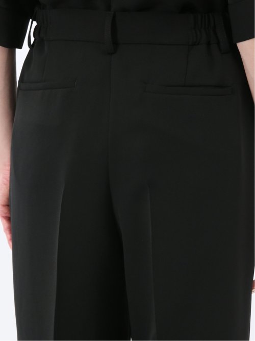 トリアセライク ワイドパンツ 黒(セットアップ可能)