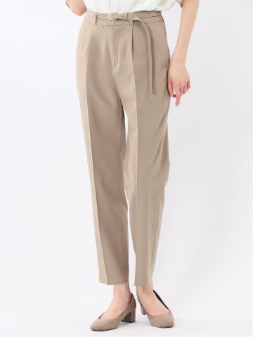 ウェザークロス テーパードパンツ ベージュ(セットアップ可能)