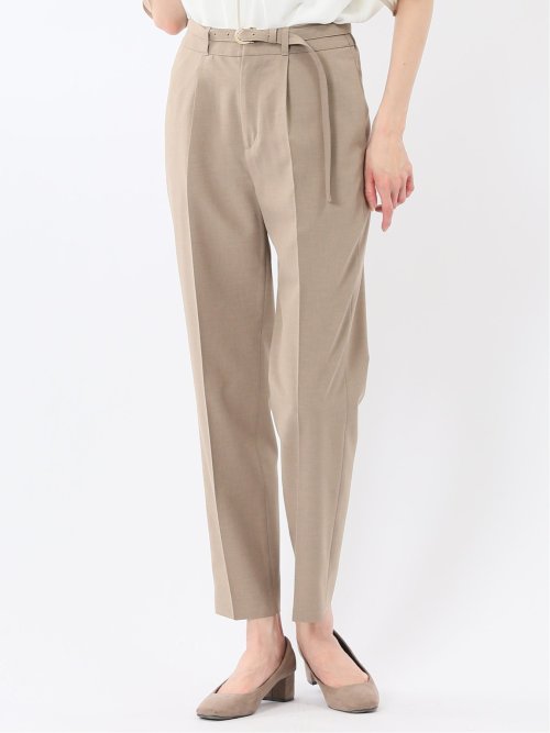 ウェザークロス テーパードパンツ ベージュ(セットアップ可能)