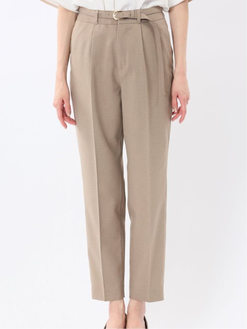 ウェザークロス テーパードパンツ ベージュ(セットアップ可能)