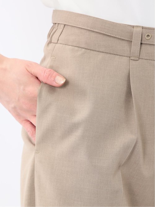 ウェザークロス テーパードパンツ ベージュ(セットアップ可能)