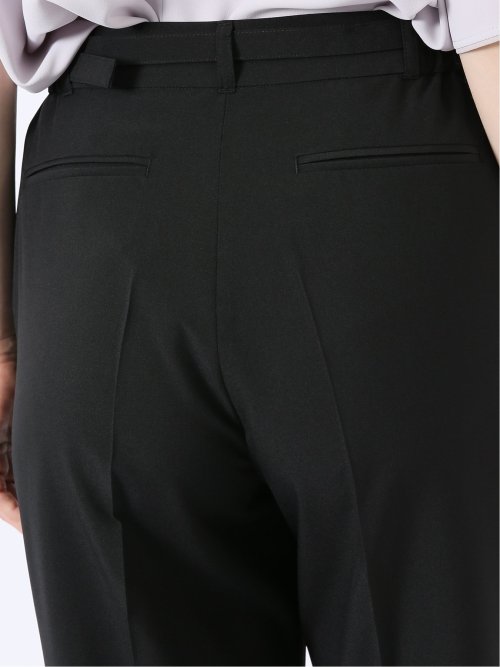 ウェザークロス テーパードパンツ 黒(セットアップ可能)