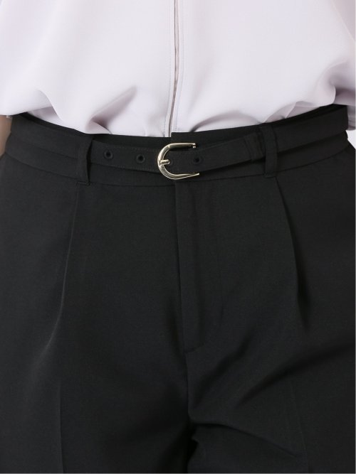 ウェザークロス テーパードパンツ 黒(セットアップ可能)