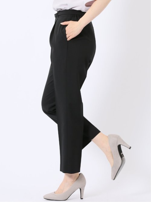 ウェザークロス テーパードパンツ 黒(セットアップ可能)