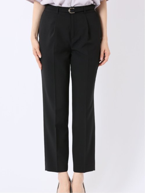 ウェザークロス テーパードパンツ 黒(セットアップ可能)