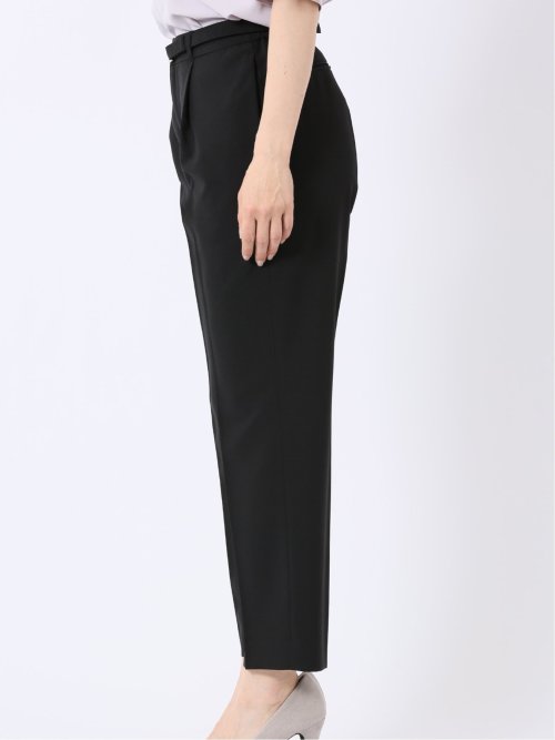 ウェザークロス テーパードパンツ 黒(セットアップ可能)