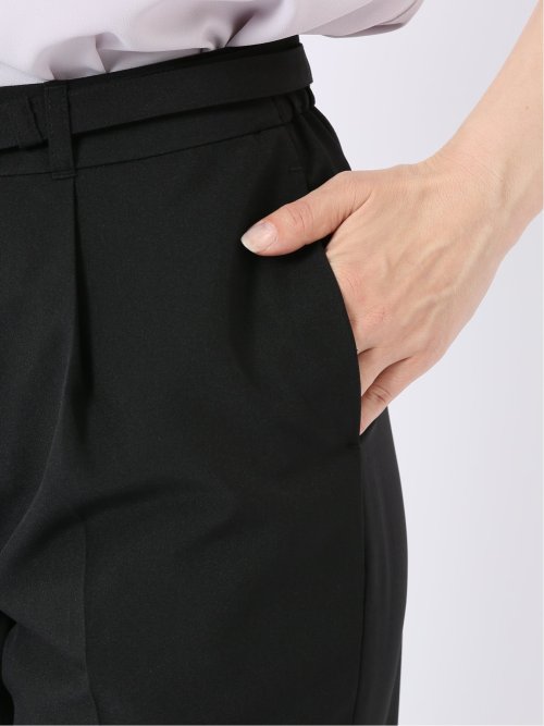 ウェザークロス テーパードパンツ 黒(セットアップ可能)