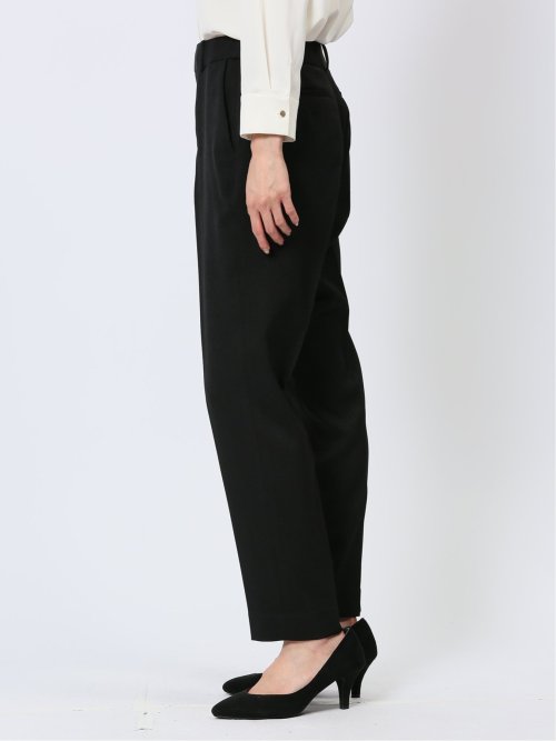 ウーリッシュ テーパードパンツ 黒(セットアップ可能)