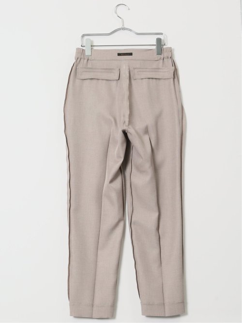 ストレッチウォッシャブル テーパードパンツ ベージュ(セットアップ可能)