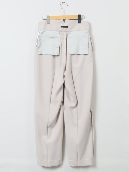 ウーリッシュ ワイドパンツ ライトグレー(セットアップ可能)