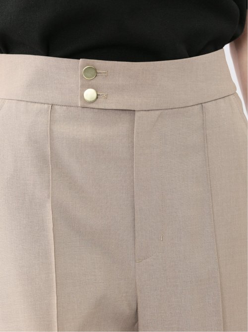 ウェザークロス ワイドパンツ ベージュ(セットアップ可能)