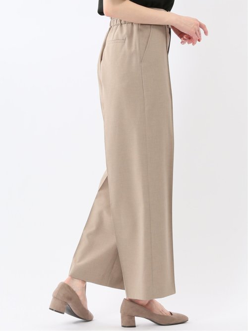 ウェザークロス ワイドパンツ ベージュ(セットアップ可能)