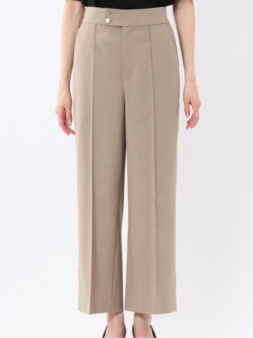 ウェザークロス ワイドパンツ ベージュ(セットアップ可能)