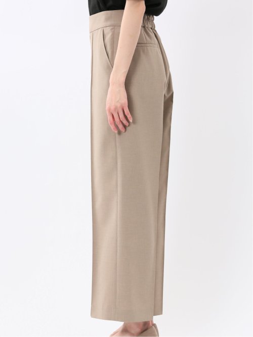 ウェザークロス ワイドパンツ ベージュ(セットアップ可能)
