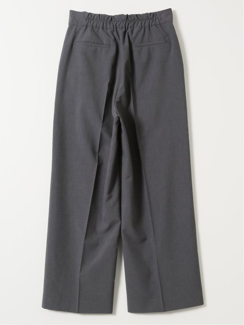 ウェザークロス ワイドパンツ グレー