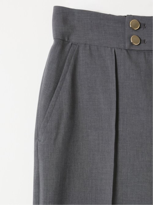 ウェザークロス ワイドパンツ グレー