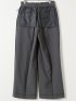 ウェザークロス ワイドパンツ グレー