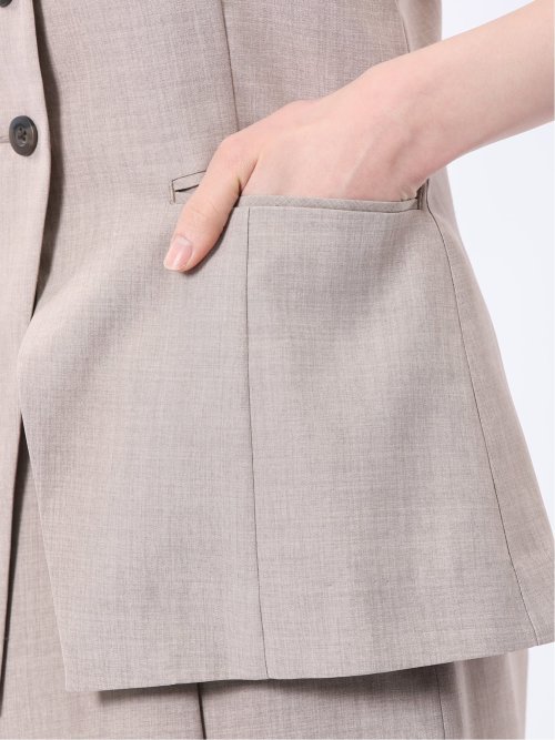 杢調 ビスチェ ベージュ(セットアップ可能)