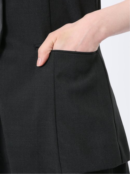 杢調 ビスチェ 黒(セットアップ可能)