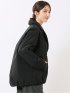 ブルゾン アウター レディース 中綿 蓄熱 保温 ウォッシャブル テーラード ナイロン タフタ