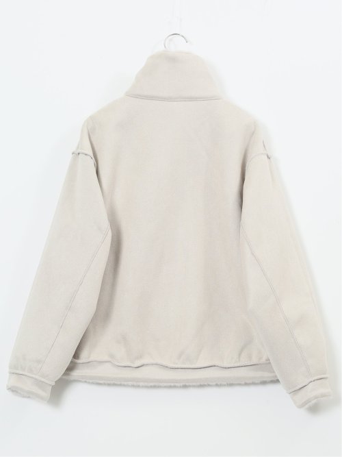スタンドカラー ショートブルゾン