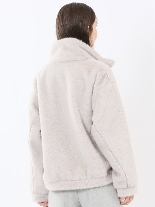 スタンドカラー ショートブルゾン