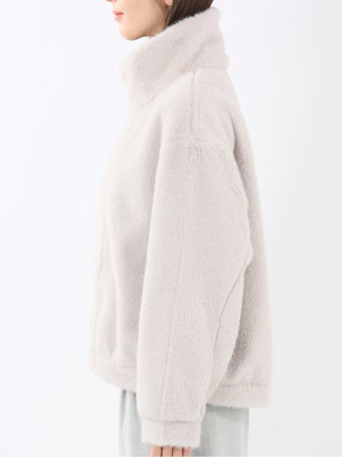 スタンドカラー ショートブルゾン