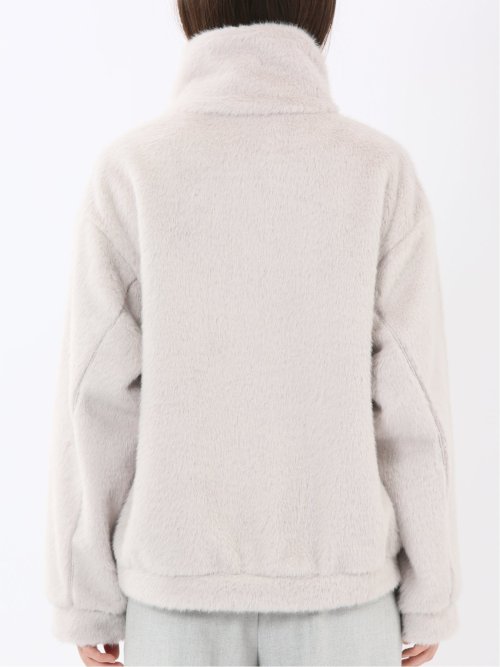 スタンドカラー ショートブルゾン