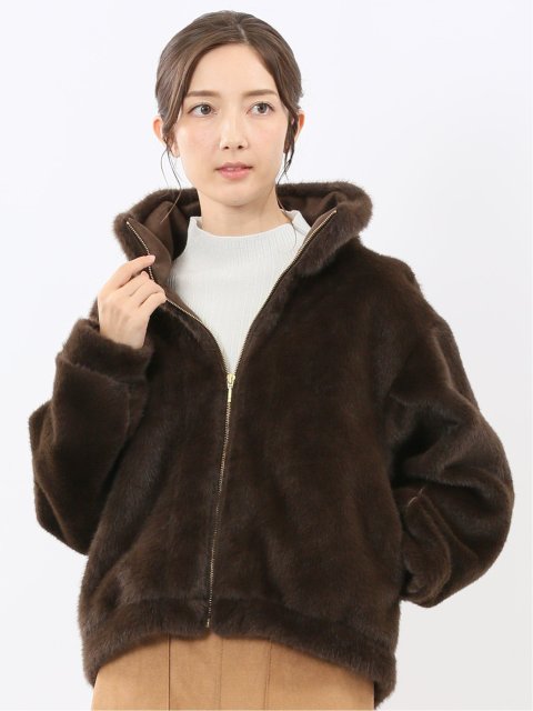 スタンドカラー ショートブルゾン