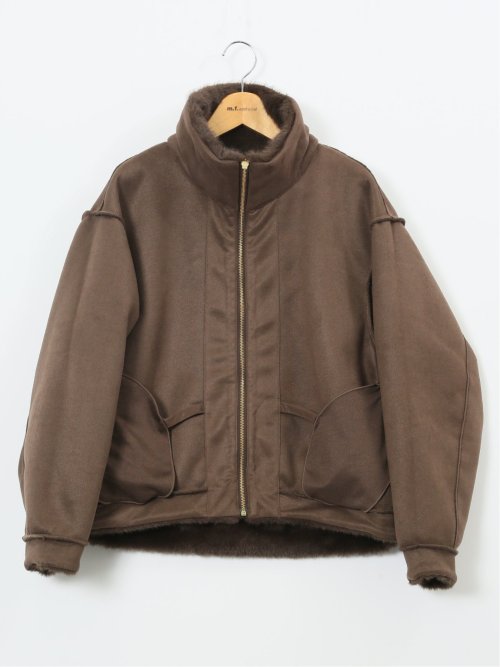 スタンドカラー ショートブルゾン