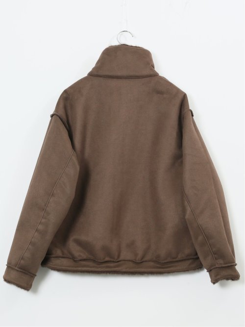 スタンドカラー ショートブルゾン