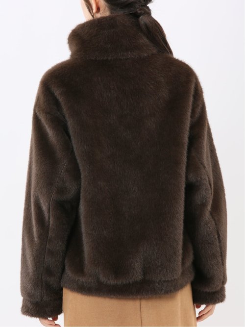 スタンドカラー ショートブルゾン