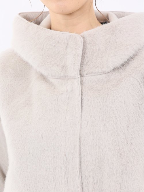 リバーシブル フーデッド ショートブルゾン