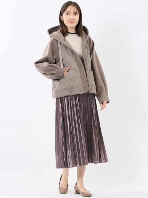 メルトン切替 ステッチレスダウン