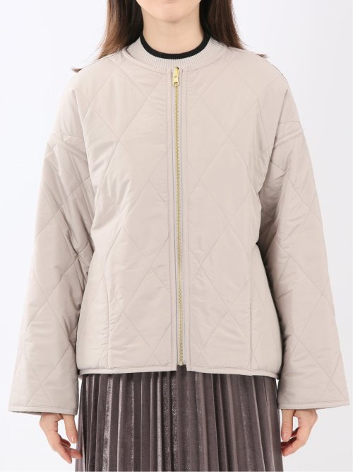 ファー×キルト リバーシブル ショート中綿ブルゾン