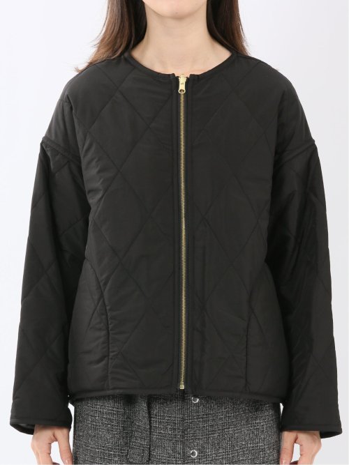 ファー×キルト リバーシブル ショート中綿ブルゾン