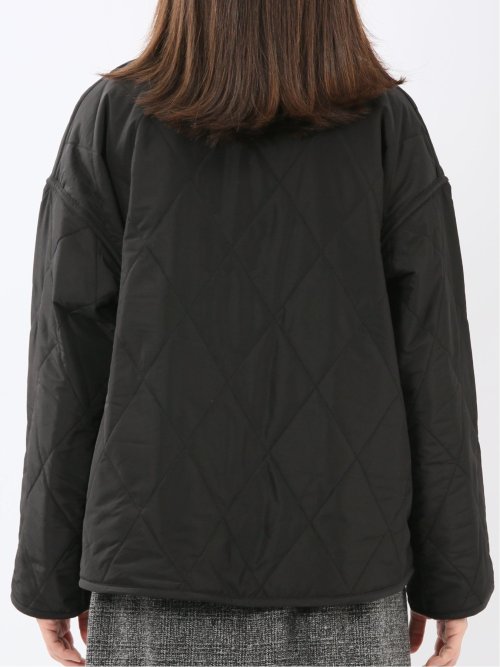 ファー×キルト リバーシブル ショート中綿ブルゾン