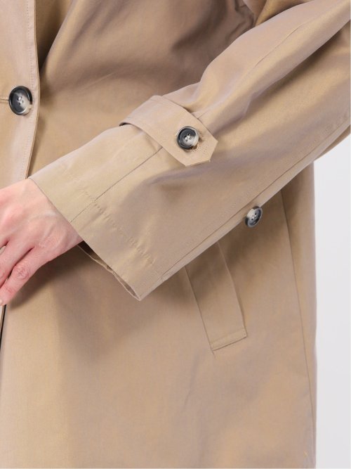 スタンドカラー ダブルトレンチコート