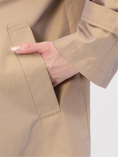 スタンドカラー ダブルトレンチコート