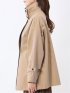 スタンドカラー ダブルトレンチコート