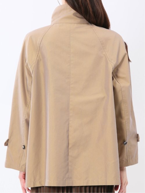 スタンドカラー ダブルトレンチコート