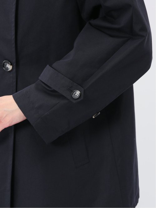 スタンドカラー ダブルトレンチコート