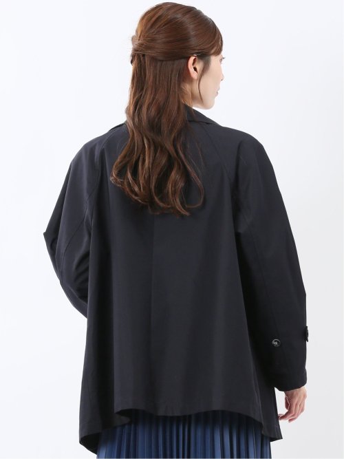 スタンドカラー ダブルトレンチコート