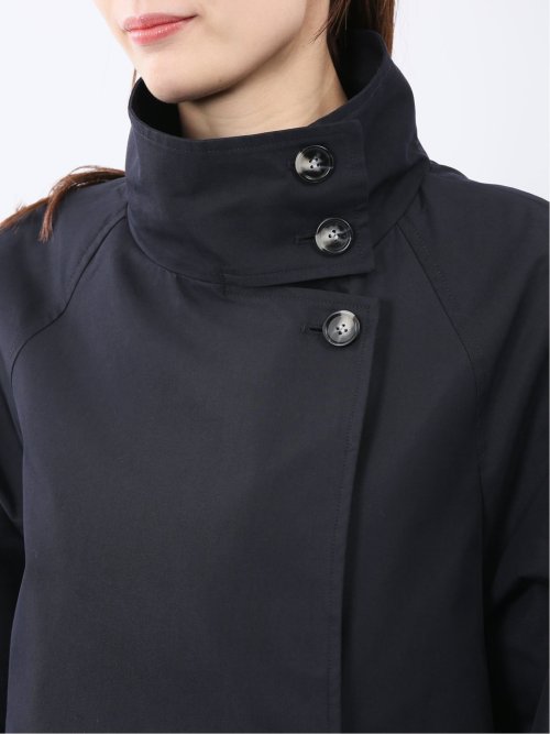 スタンドカラー ダブルトレンチコート