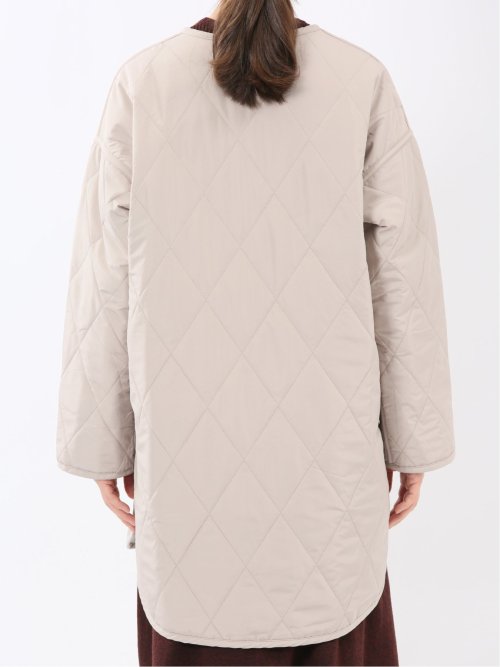 ファー×キルト リバーシブル ハーフ中綿ブルゾン