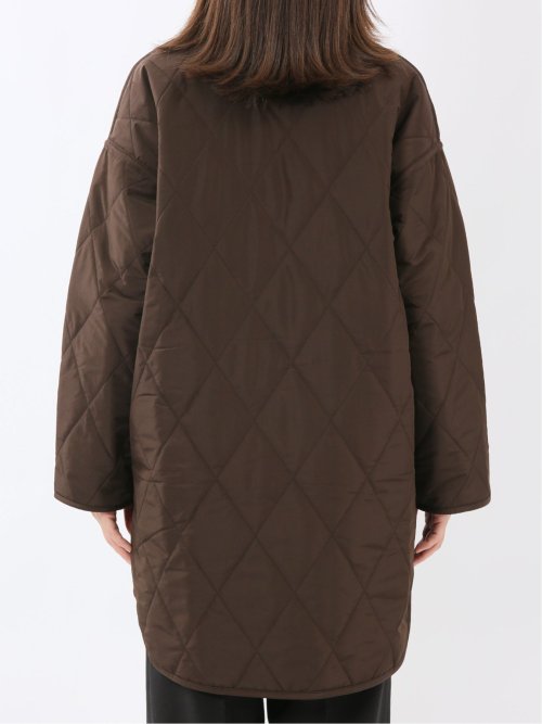 ファー×キルト リバーシブル ハーフ中綿ブルゾン