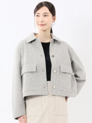 起毛 ショートブルゾン